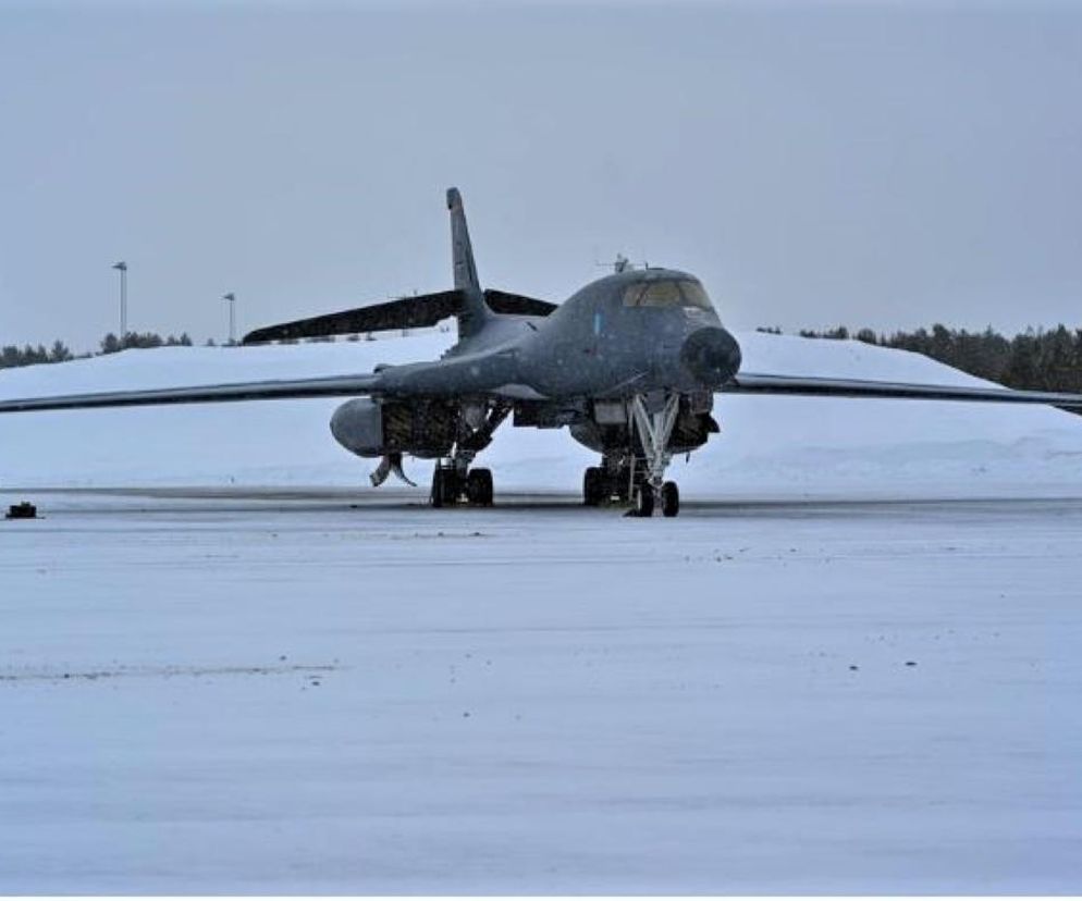 B-1B Lancer w bazie Luleå-Kallax