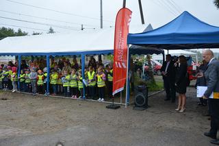 Akcja profilaktyczna Bezpieczny przejazd w Koszewnicy w gminie Kotuń w 2021 roku