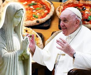 Cud nad jeziorem?! Matka Boska rozmnaża pizzę i kluski. Papież zabrał głos