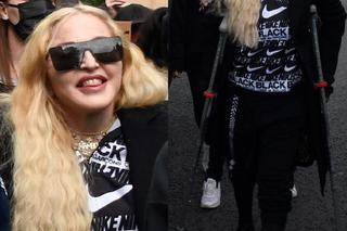 Madonna O KULACH na proteście Black Lives Matter w Londynie! Oczywiście z ochroną!