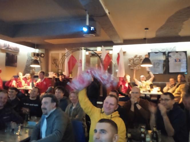 Mecz Polska-Francja oglądany w Poznaniu