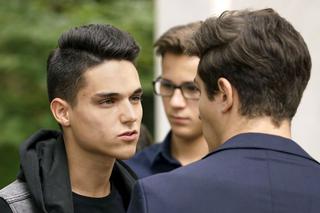 Barwy szczęścia, odcinek 1997. Eryk (Patryk Cebulski), Justin (Jasper Sołtysiewicz), Kajtek (Jakub Dmochowski)