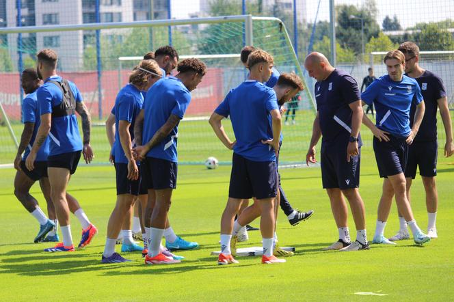 Trening Lecha Poznań przed meczem z Rakowem Częstochowa 