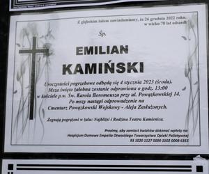 Pogrzeb Emiliana Kamińskiego