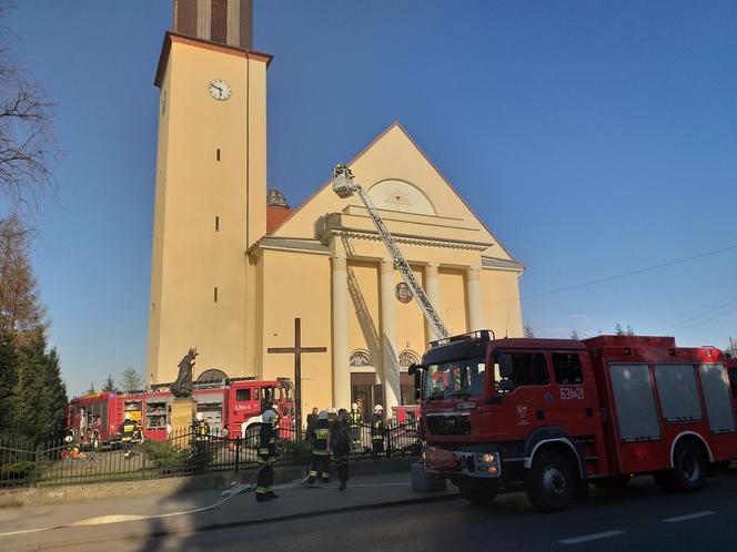 Pożar kościoła w Gołańczy