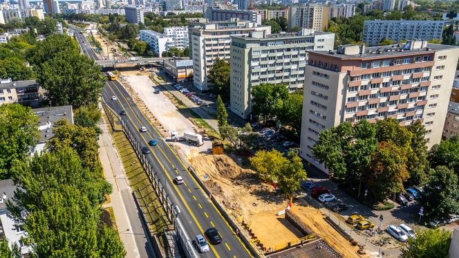 Remont wiaduktów Trasy Łazienkowskiej w Warszawie