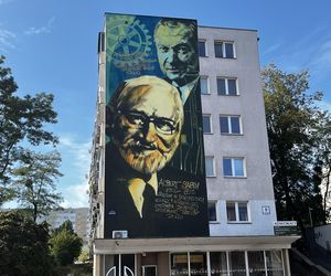 Nowy mural przy Marii Skłodowskiej-Curie 8 w Białymstoku