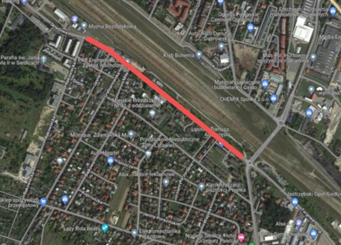Rusza remont ulicy Składowej w Siedlcach. Objazd będzie obowiązywać od 1 sierpnia