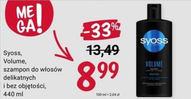 Szampon Syoss Volume 8,99 zł