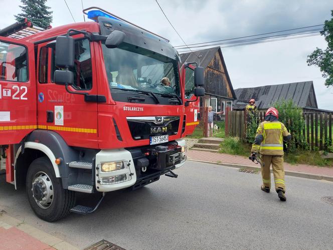 Interwencja strażaków przy Moniuszki 24.06.2023