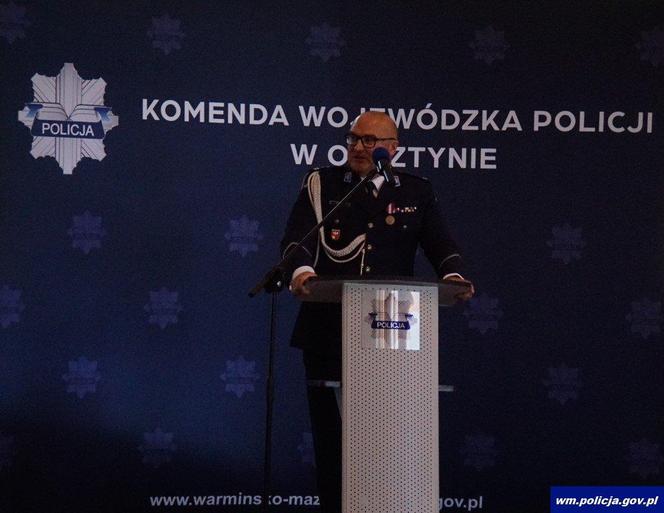 Nowy Komendant Wojewódzkiej Policji w Olsztynie. Kto zastąpił mł. insp. Pawła Krauza?