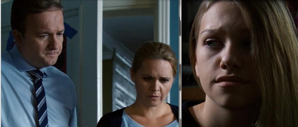 Przyjaciółki 6 sezon odc. 71. Anka (Magdalena Stużyńska), Paweł (Bartek Kasprzykowski), Julka (Nicole Bogdanowicz)