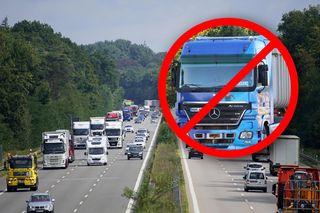 Ciężarówki zniknęły z niemieckich dróg. Za złamanie zakazu grozi wysoka kara