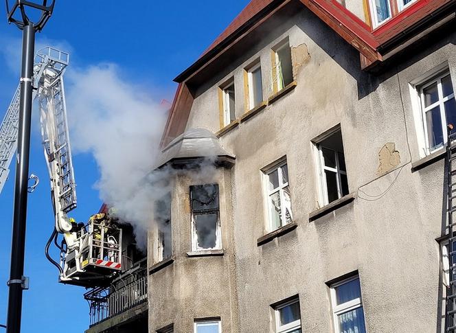 Pożar w Starogardzie Gdańskim