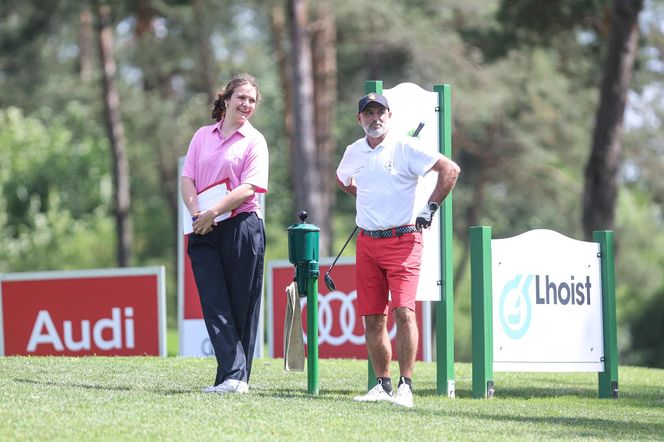 Michał Probierz na polu golfowym