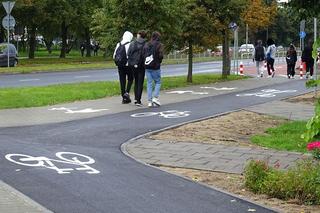 Ścieżka rowerowa przy ul. Limanowskiego