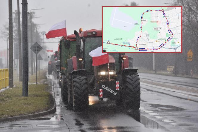 Strajk rolników 20 marca w Toruniu i okolicach: Blokada dróg i miast. Zobacz mapę z utrudnieniami [AKTUALIZACJA]