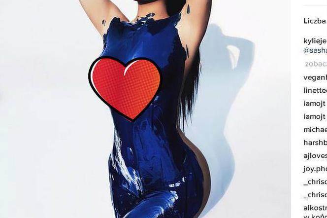 Kylie Jenner nago, Instagram