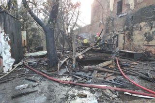 Pożar komórek przy ul. Rzgowskiej w Łodzi. Nie żyje jedna osoba