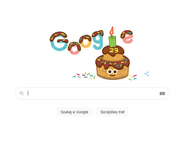 Google Doodle: 27 września. 23 urodziny Google! Zaczynali w pokoju dwóch studentów, dzisiaj rządzą internetem 