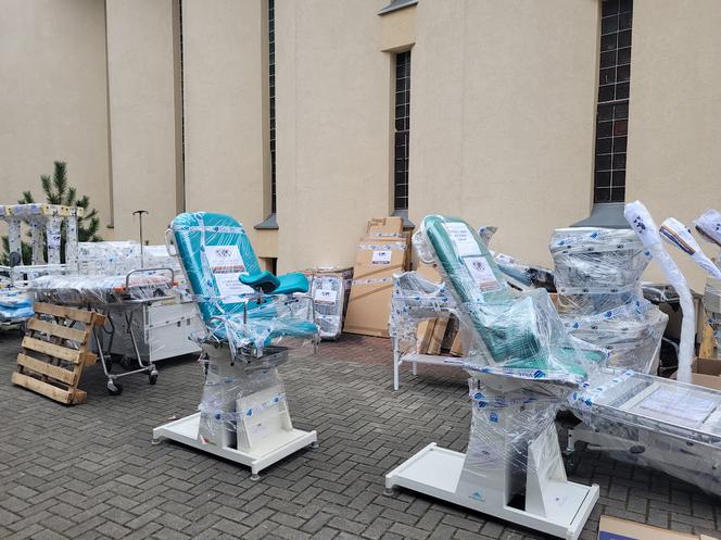 Cały kontener sprzętu medycznego ruszy z Poznania do Afryki