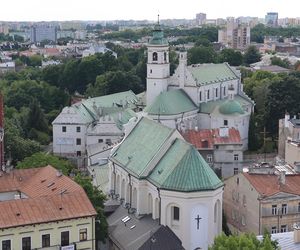Panorama Lublina z najwyższego punktu widokowego w mieście - Wieży Trynitarskiej