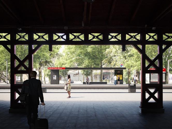 Nowe zagospodarowanie przystanków WKD