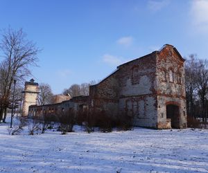 Zimowy spacer po Podzamczu w Łęcznej