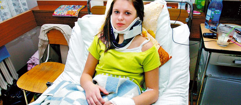 Ten pirat połamał mi szczękę