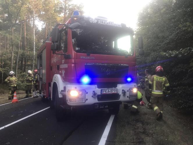 Śmiertelny wypadek w Brzezinach