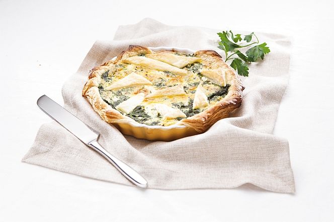 Quiche ze szpinakiem