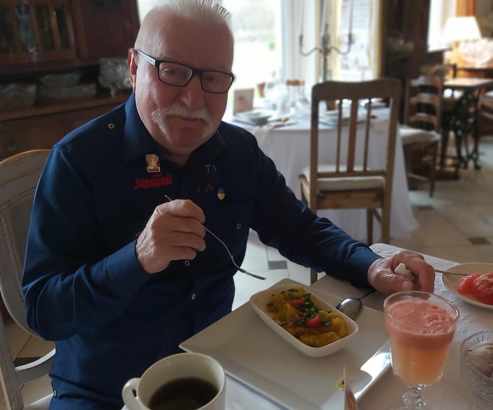 Śniadanie Lecha Wałęsy