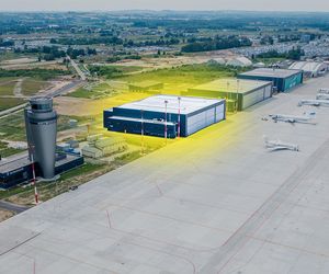 Wizualizacja zaplecza technicznego na Katowice Airport