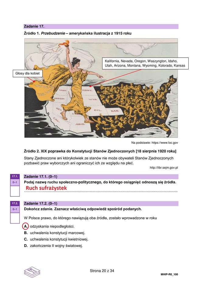 Matura historia 2025: Odpowiedzi i arkusze CKE [19.05.2025] nowa formuła 2023	