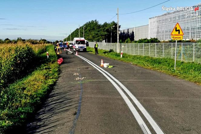 Śląskie: Śmiertelny wypadek rowerzysty. 33-latek zginął pod kołami osobówki 