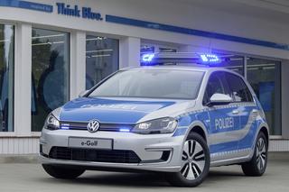 Volkswagen e-Golf radiowozem w niemieckiej policji - FOTO