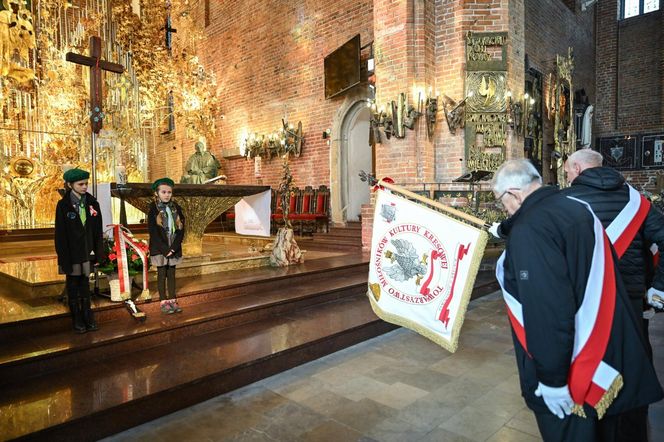 W Bazylice św. Brygidy w Gdańsku umieszczono krzyż wołyński