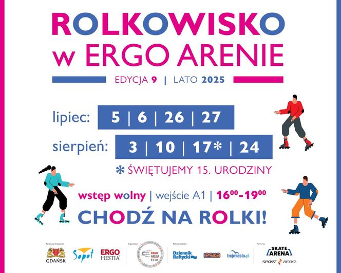 Dziewiąta edycja Rolkowiska w ERGO ARENIE
