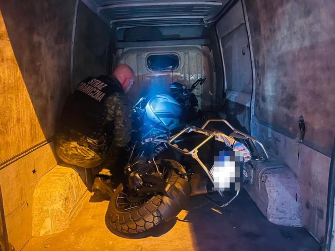 21-letni Białorusin przewoził skradziony w Niemczech motocykl