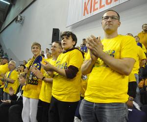 Kibice na meczu Industria Kielce - SC Magdeburg