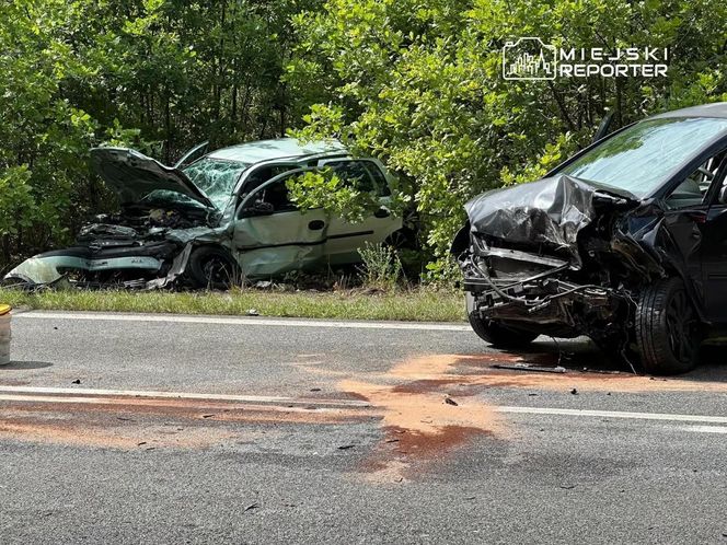 Czołowe zderzenie w Wawrze