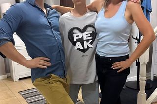 Barwy szczęścia nowy sezon. Asia (Anna Gzyra-Augustynowicz), Emil (Artem Malaszczuk), Hubert (Marek Molak) na planie