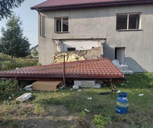 Wybuch gazu w domu w powiecie łukowskim