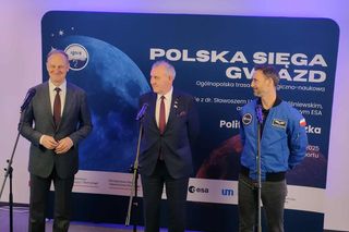 Sławosz Uznański-Wiśniewski odwiedził Politechnikę Łódzką