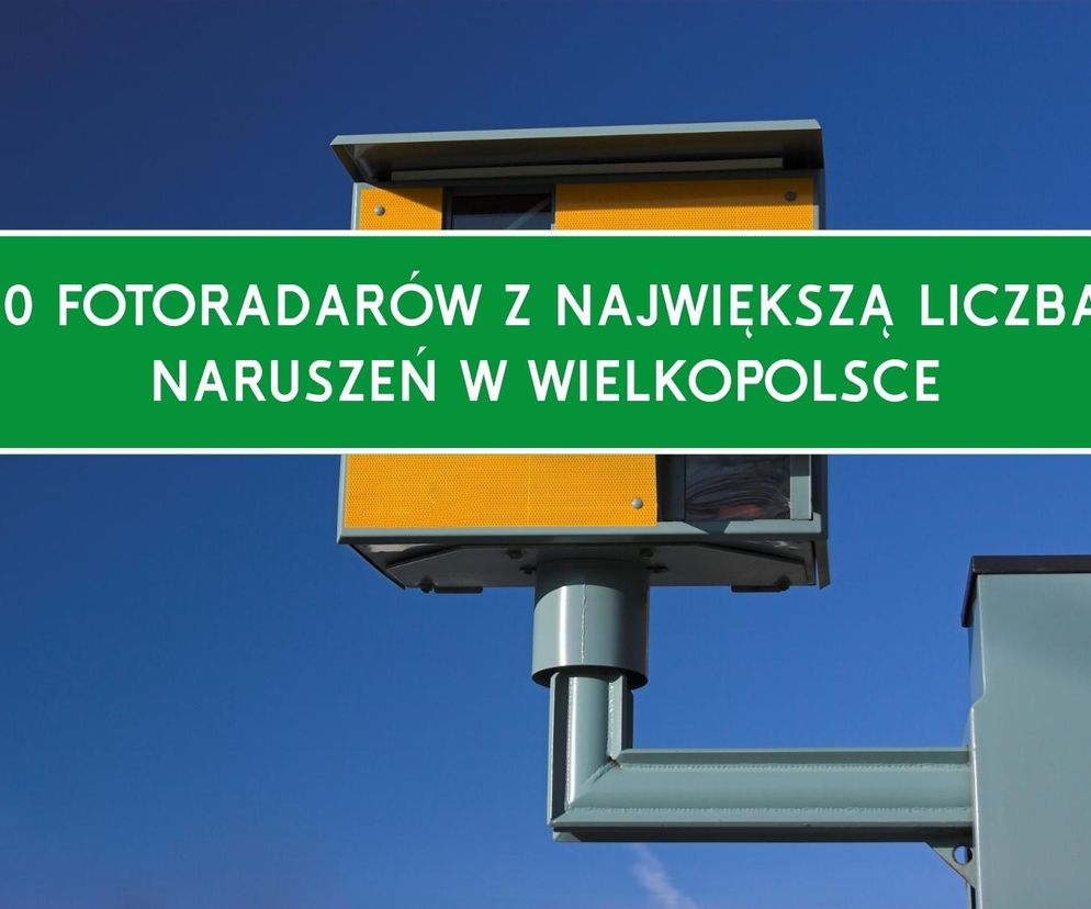 Tych 10 fotoradarów miało najwięcej pracy w 2024 roku! Są też te z Poznania!