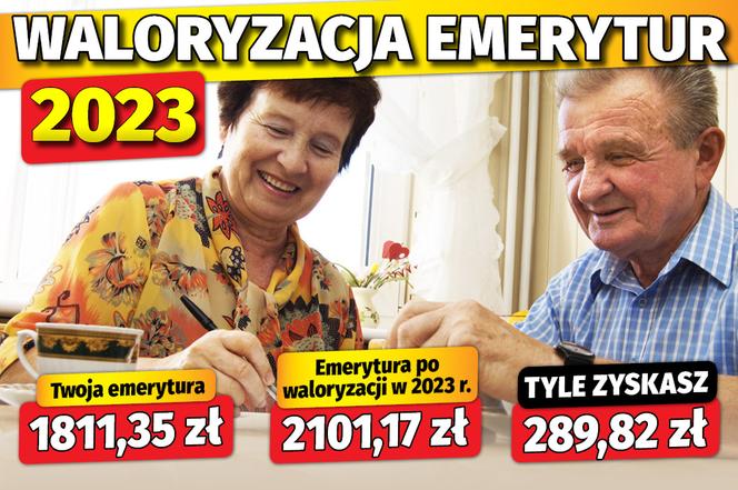 Waloryzacja emerytur 2023