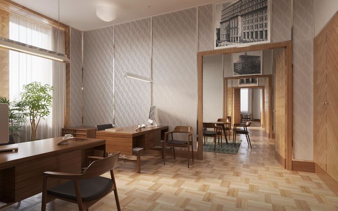 Sekretariat w gmachu BGK w Warszawie