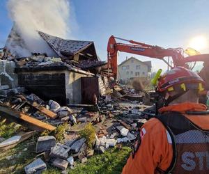 Wybuch gazu w Ustroniu. Strażacy wyciągali spod gruzów ciało przyjaciela