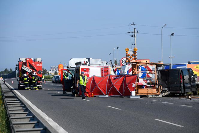 Śmiertelny wypadek na drodze ekspresowej S11 w okolicach Kórnika