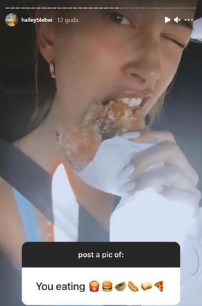 Hailey Bieber na Instagramie